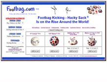 Tablet Screenshot of footbag.com